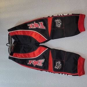 Fox Racing Pants, Little Kid, Size 4/5, Red/Black
